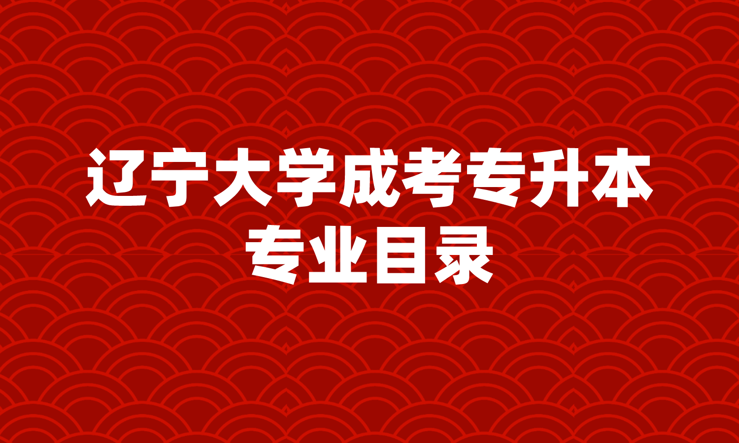 遼寧大學成考專升本專業(yè)目錄